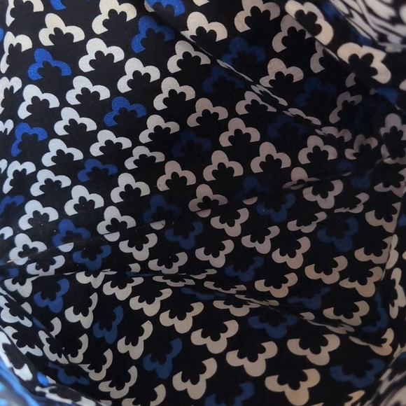 Vers Bradley "Emily" satchel in Canterbury Cobalt pattern - Picture 7 of 14